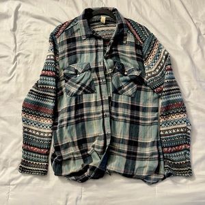 Large Tokyo darling flannel.